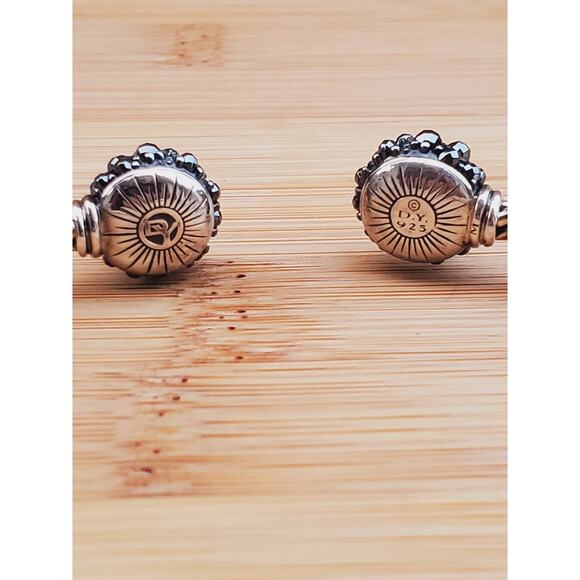 David Yurman Hematite Berries Station Cable Sterling Silver Bracelet – Medium - Picture 6 of 7